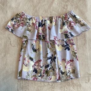 Aritzia Wilfred Off the Shoulder Top